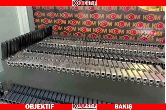 Binlerce silah malzemesi ele geçirildi