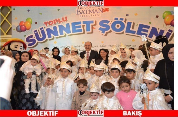 500 Çocukla sünnet şöleni