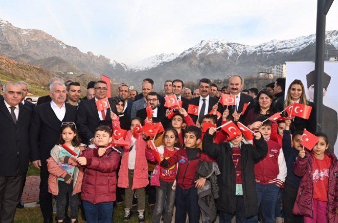 Sason'da yeni Mereto parkının açılışı yapıldı