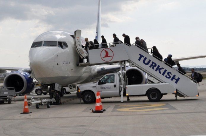 Şubat'ta 50 bin 988yolcu uçuş yaptı