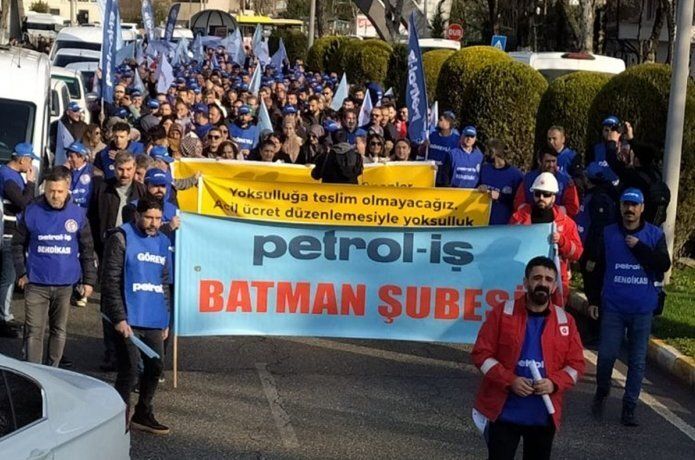 TPAO işçileri eyleme gittiler