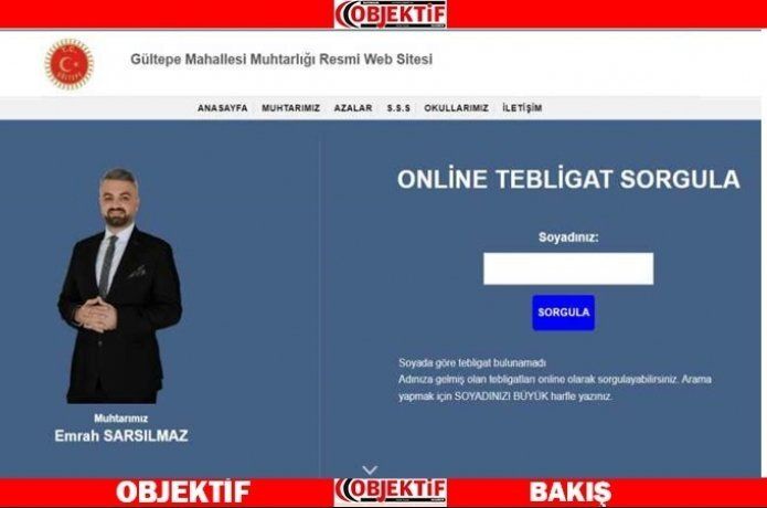 Yeni muhtardan, yeni hizmet