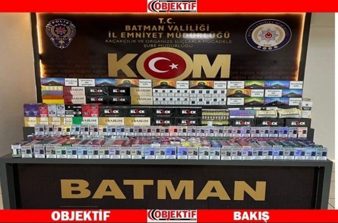 Gümrük kaçağı ürünler ele geçirildi