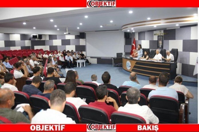 Muhtarlar sorunlarını eş Başkan Sönük'e iletti