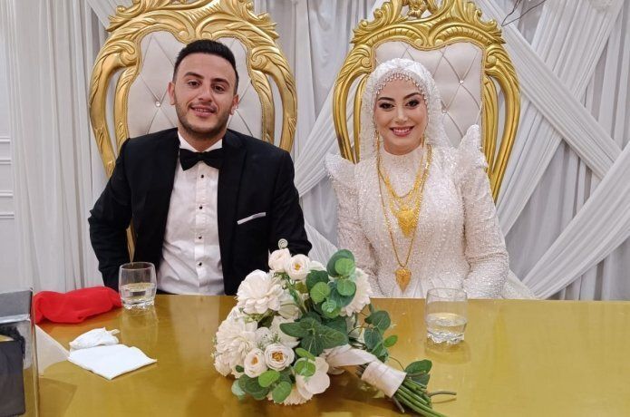 Çiftçi ve yüknü ailelerinin mutlu günü