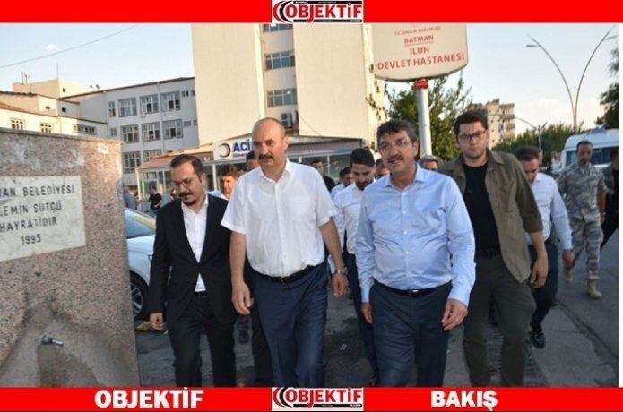 İluh devlet hastanesinde incelemelerde bulundu