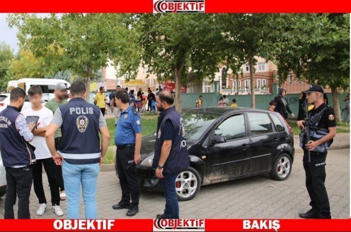 Okul önlerinde denetimler arttırıldı