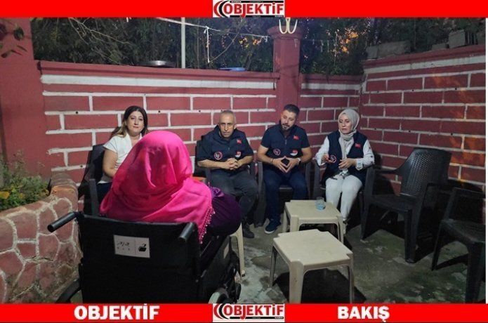 Tekerlekli sandalye sevindirdi