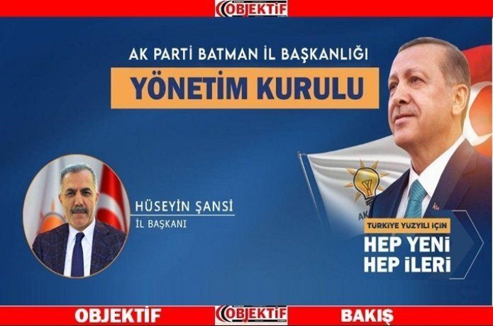AK Parti Batman yeni il yönetimi açıklandı