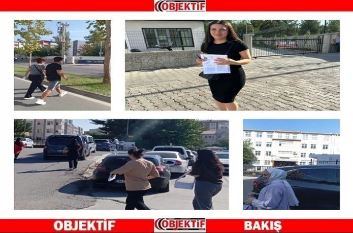 Zabıtalar sınava yetiştirdi