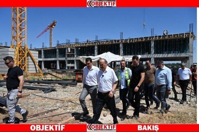 500 Yataklı Batman Devlet Hastanesi'nin inşaatı hızla devam ediyor