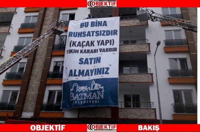 Kaçak yapılara yıkım kararı