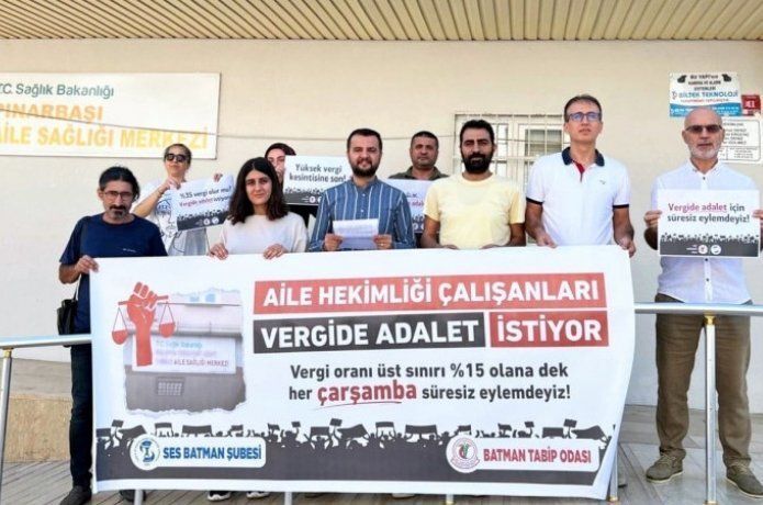 Sağlık çalışanları 29 haftadır ‘vergide adalet’ istiyor