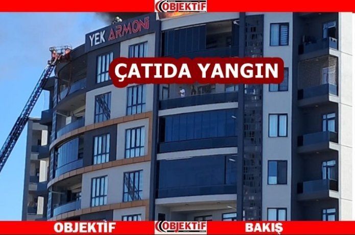 Çatı katında yangın