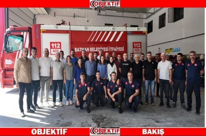Eşbaşkanlardan itfaiyecilere ziyaret