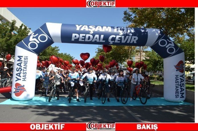Sağlıklı yaşam için pedal çevirdiler