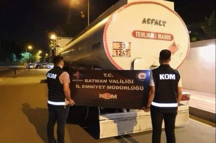 Batman'da kaçak akaryakıt ele geçirildi