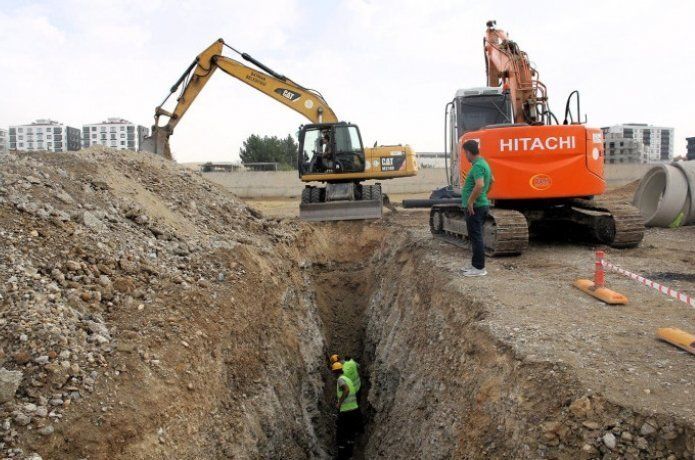 Bayındır mahallesine 700 metre yeni atık su hattı