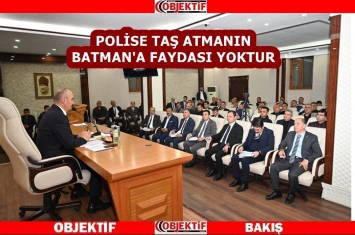 Vali Canalp, bu çocuklar Batman'ın geleceği değildir