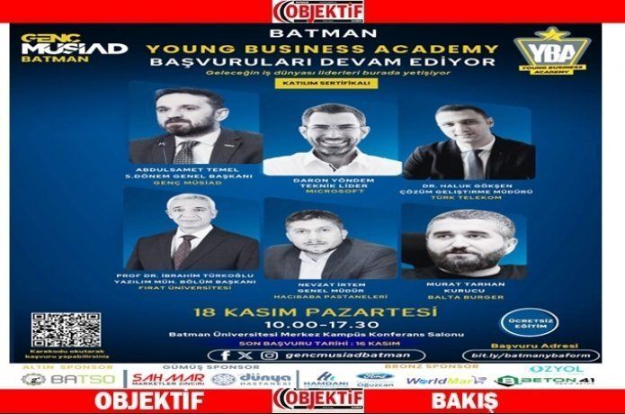 Genç MÜSİAD Batman’dan gençlere YBA eğitim programı