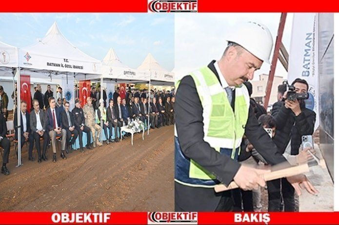 Çivi çakma ve beton dökme töreni gerçekleştirildi
