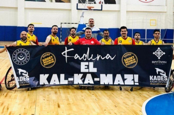 Batman Engelliler spor kulübünden anlamlı mesaj