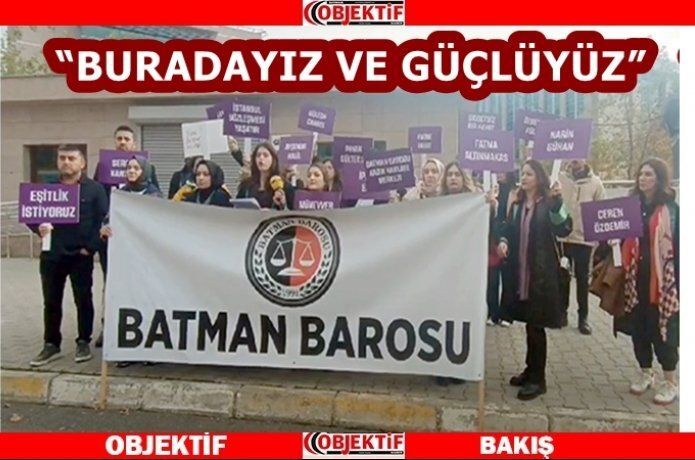 Kadınlar şiddete karşı yürüdü