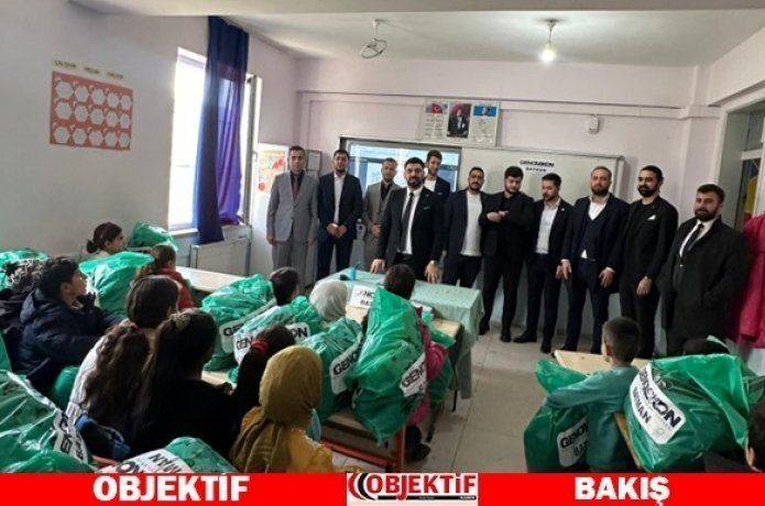 Genç ASKON’dan ayakkabı ve mont yardımı