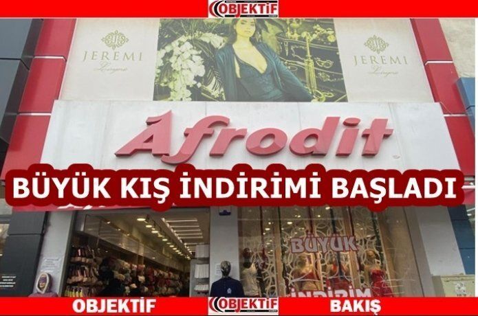 Afrodit’ten kış indirimleri