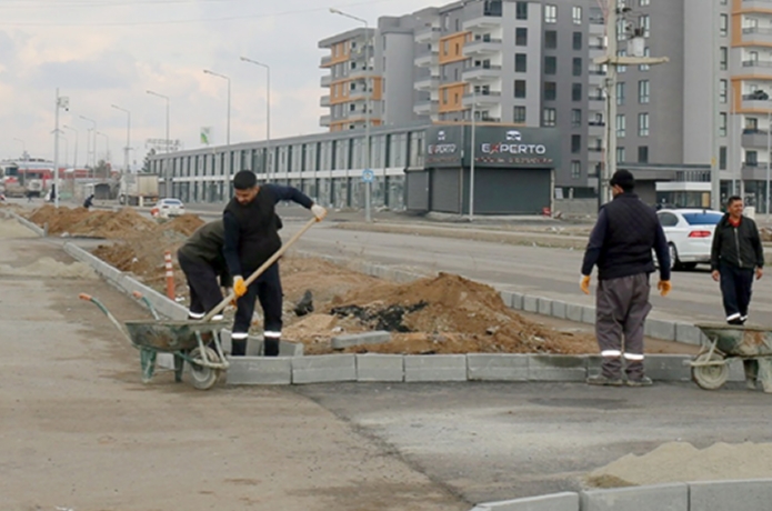 Yeni bulvar çalışması tamamlandı