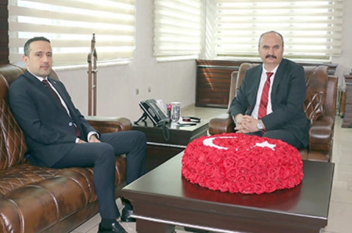 Vali Canalp, bölge Müdürü Demir’i kabul etti