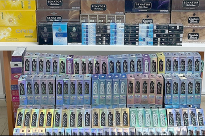 Kaçak sigara ve elektronik sigara ele geçirildi