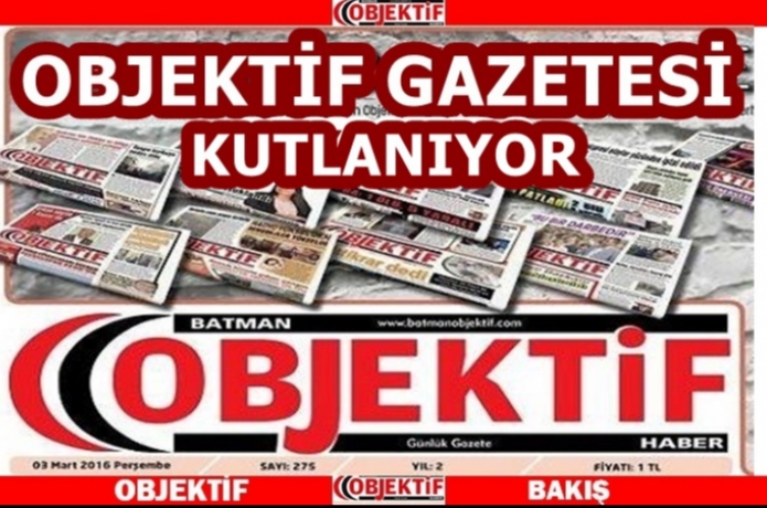 Objektif Gazetesi kutlanıyor