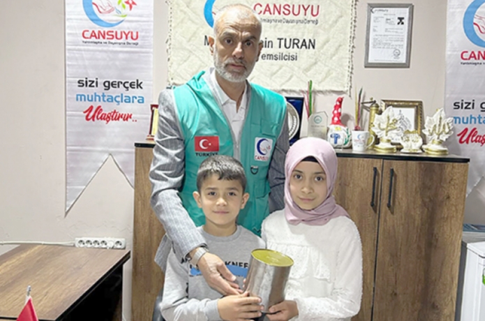 Çocuklardan Gazze’ye anlamlı bağış