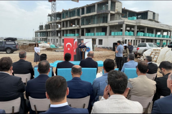 Diş hastanesinde kaba inşaat tamamlandı