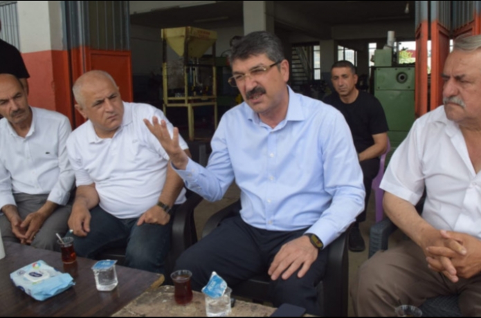 Sanayi sitesine çözüm ziyareti