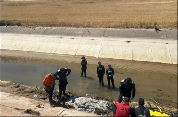 Sulama Kanalında Ölü Bulundu