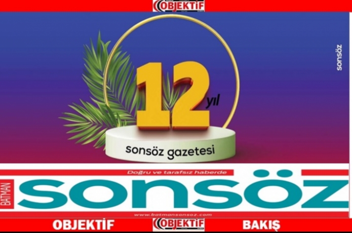 Sonsöz Gazetesi 12 yaşında