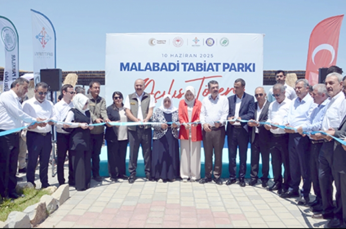 Malabadi tabiat parkı törenle hizmete açıldı