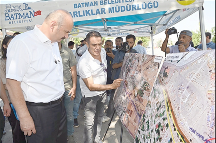 Kentsel dönüşüm çalışmaları yerinde incelendi