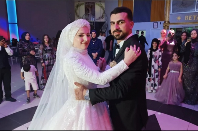 Tunç ve Sevim ailesinin mutlu günü