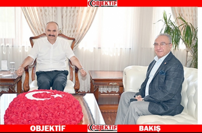 Vali Canalp, Başkan Ekmen’i ağırladı