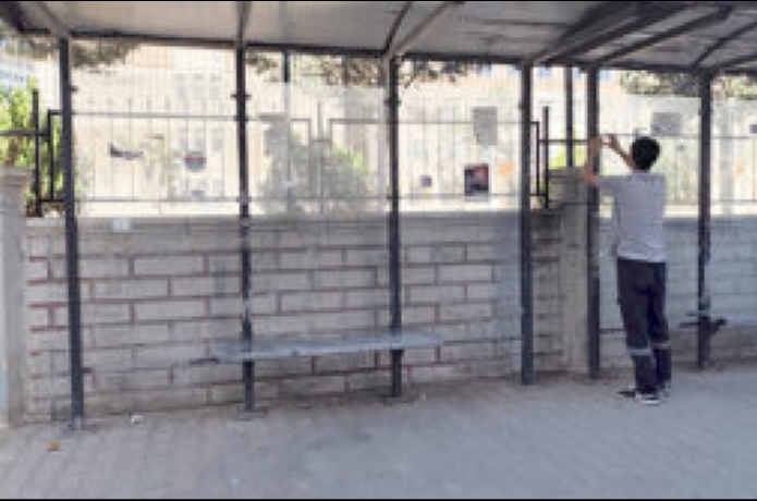 Belediyeden otobüs duraklarına ince ayar