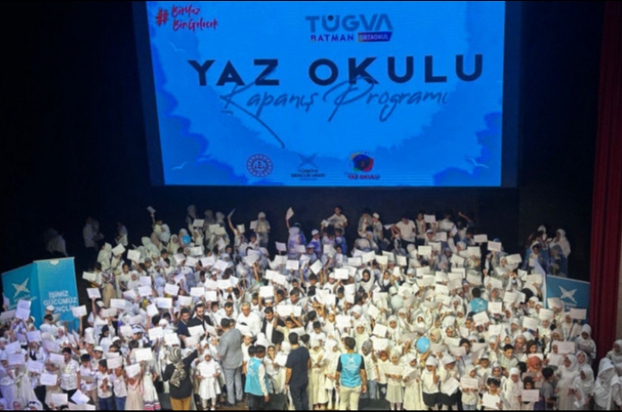 TÜGVA Batman yaz okulları tamamlandı