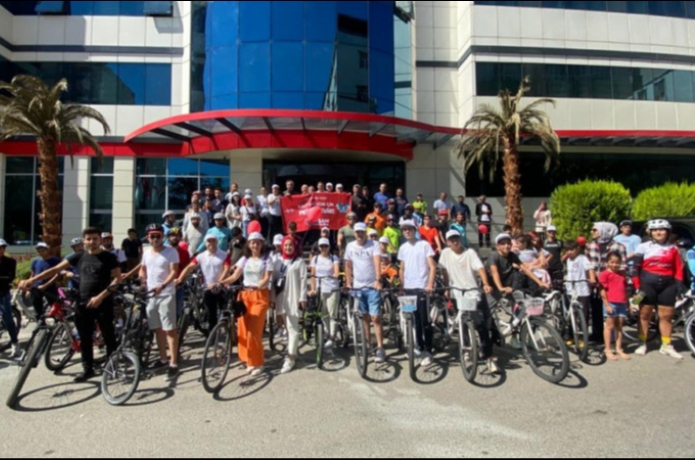 "Sağlıklı yaşam için pedal çeviriyoruz"