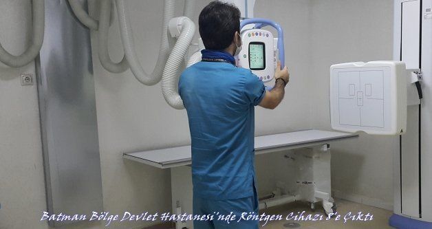 Batman Bölge Devlet Hastanesi'nde röntgen cihazı 8’e çıktı