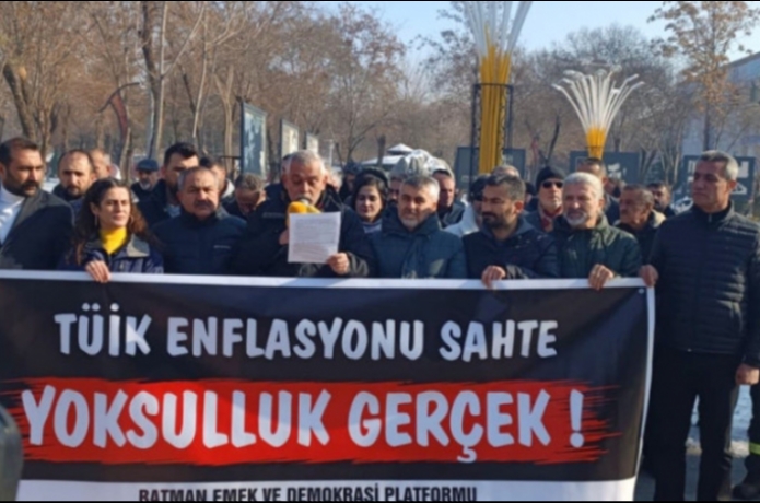 Batman’da emekçilerden ortak çağrı : “Sefalete alışmayacağız”