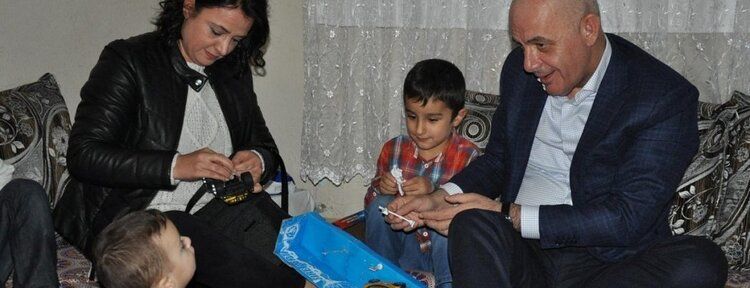Aksoy’dan mağdur ailelere ziyaret