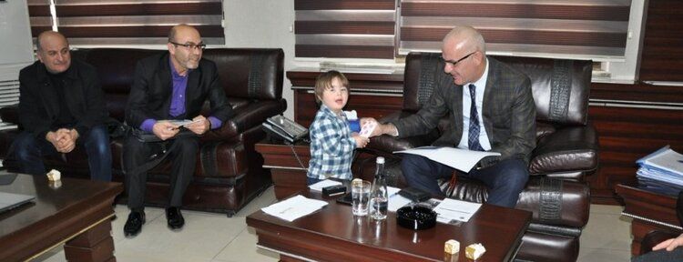 Down Sendromlu Meleklerden Belediyeye ziyaret