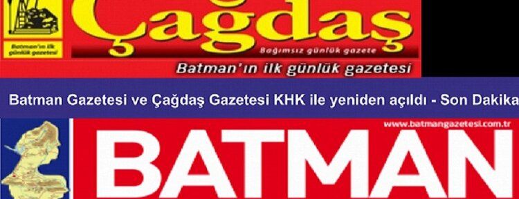Batman Çağdaş Gazetesi ve Batman Gazetesi açıldı